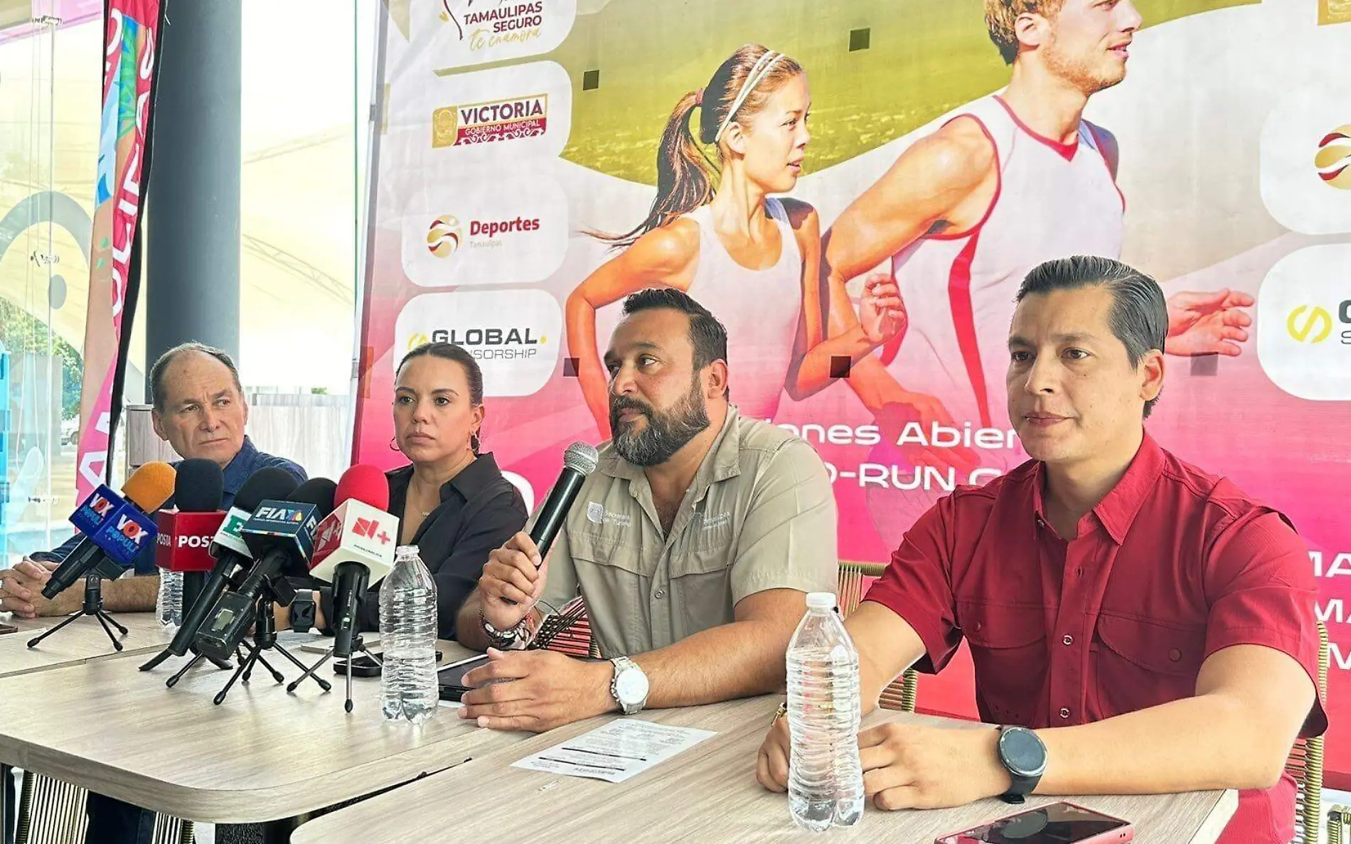 Realizan rueda de prensa para anunciar el Maratón Bicentenario Tamaulipas Gobierno del Estado